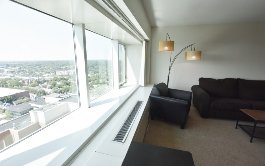 25A – Furnished South side Grand One Bedroom with Breathtaking View of Campus