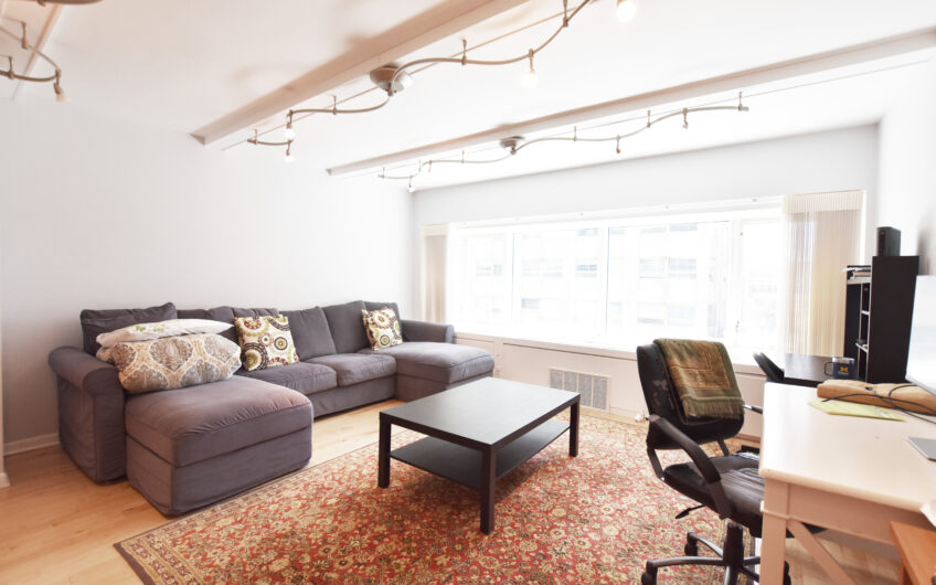 3A – Beautifully Renovated Furnished 3rd Floor Grand One Bedroom